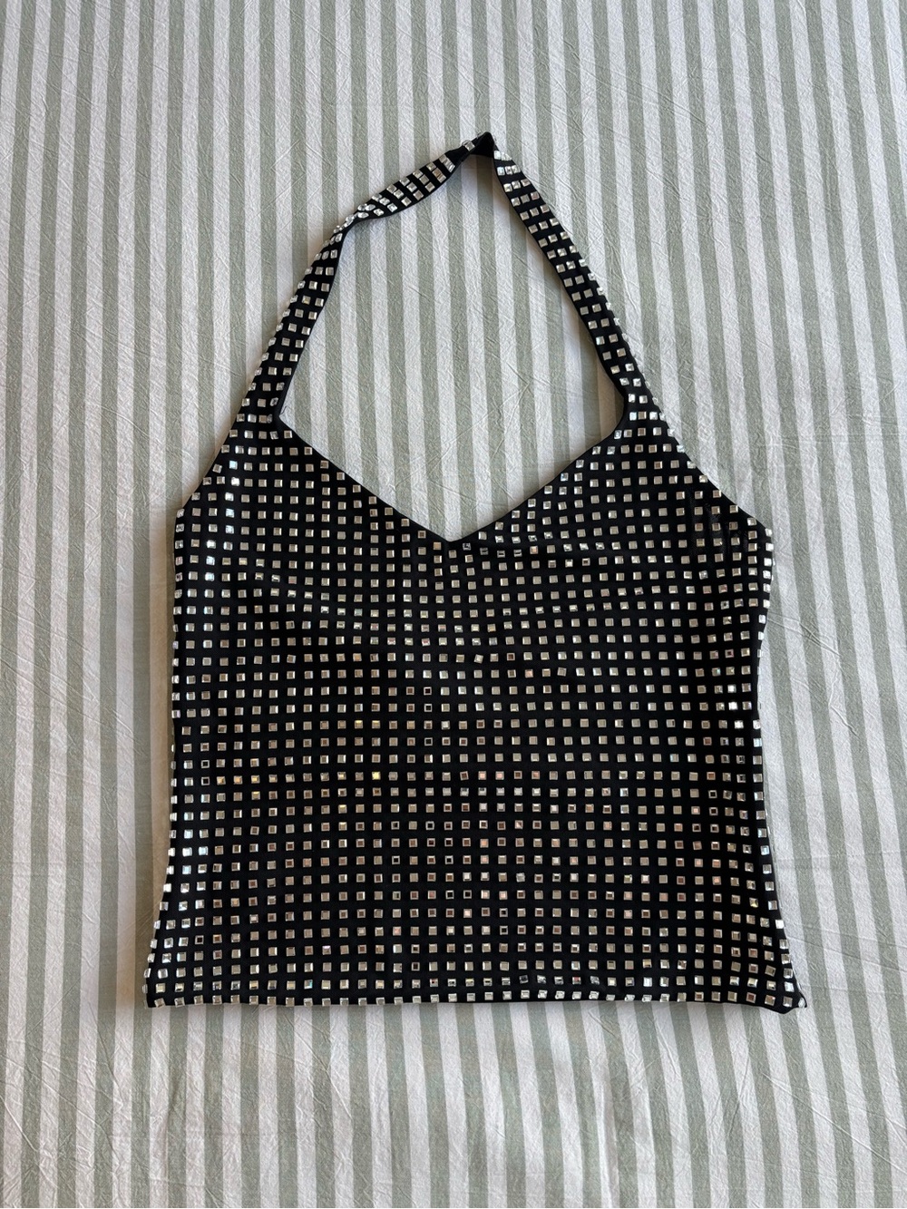 WhiteFox Rhinestone Halter Top